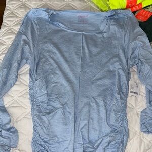 Free People Movement blue long sleeve